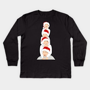 christmas family Kids Long Sleeve T-Shirt